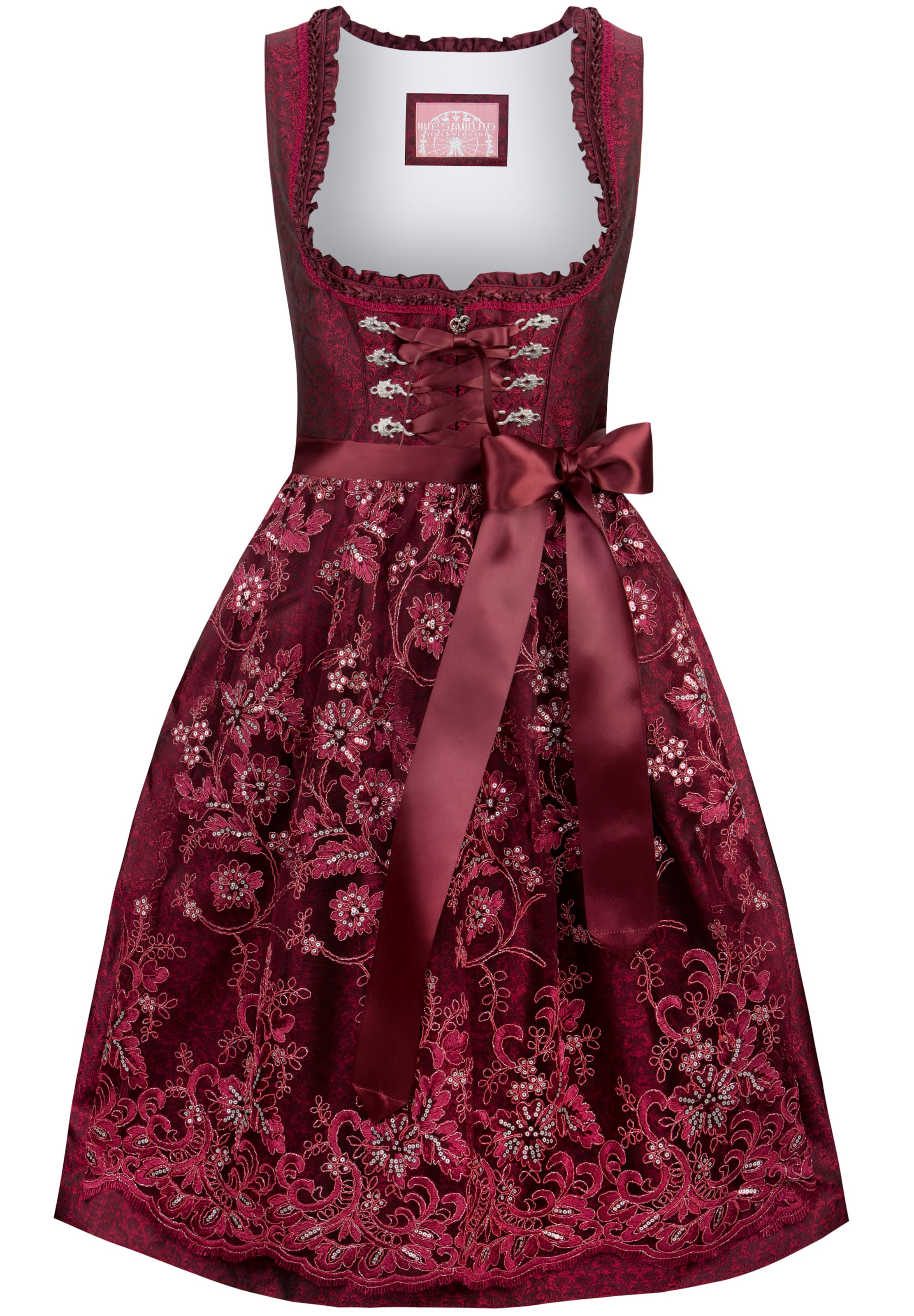 STOCKERPOINT Dirndl 'Eva' in Rood: voorkant