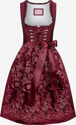 STOCKERPOINT Dirndl 'Eva' in Rood: voorkant