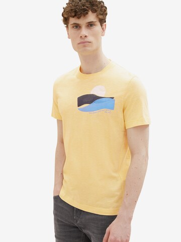 T-Shirt TOM TAILOR en jaune