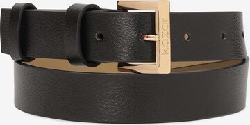 Ceinture Kazar en noir : devant