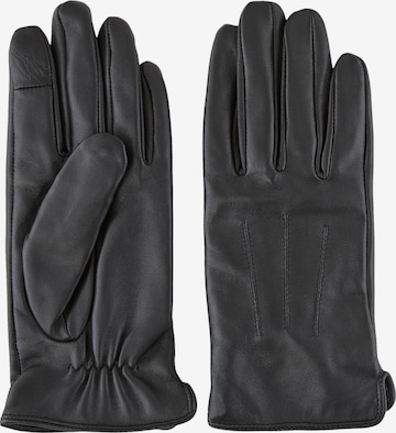 PIECES Full finger gloves 'Nellie' in Black: front