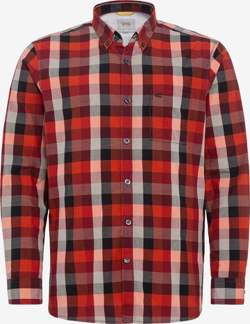 CAMEL ACTIVE Button Up Shirt in Red: front