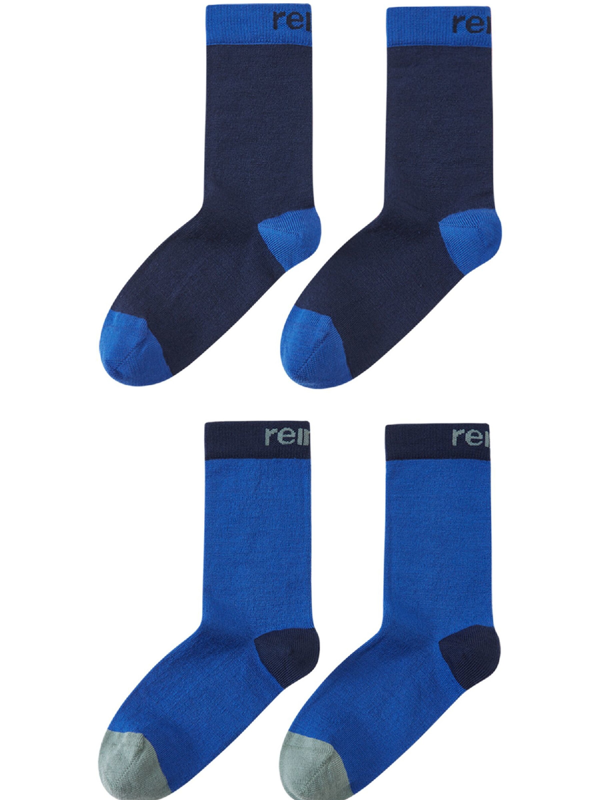 Reima Socken ' Parit ' in Blau: Vorderseite