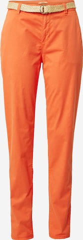 ESPRIT Slimfit Chinobukse i oransje: forside