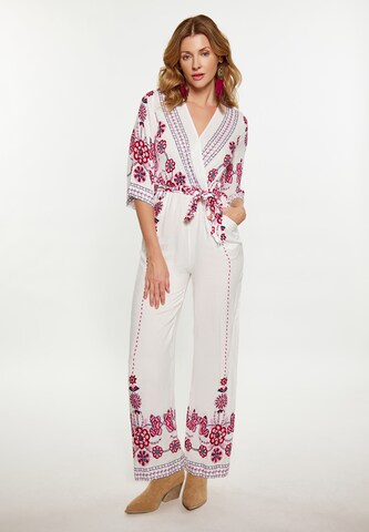 usha FESTIVAL Jumpsuit in White: front