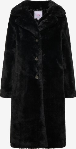 Manteau mi-saison MYMO en noir : devant