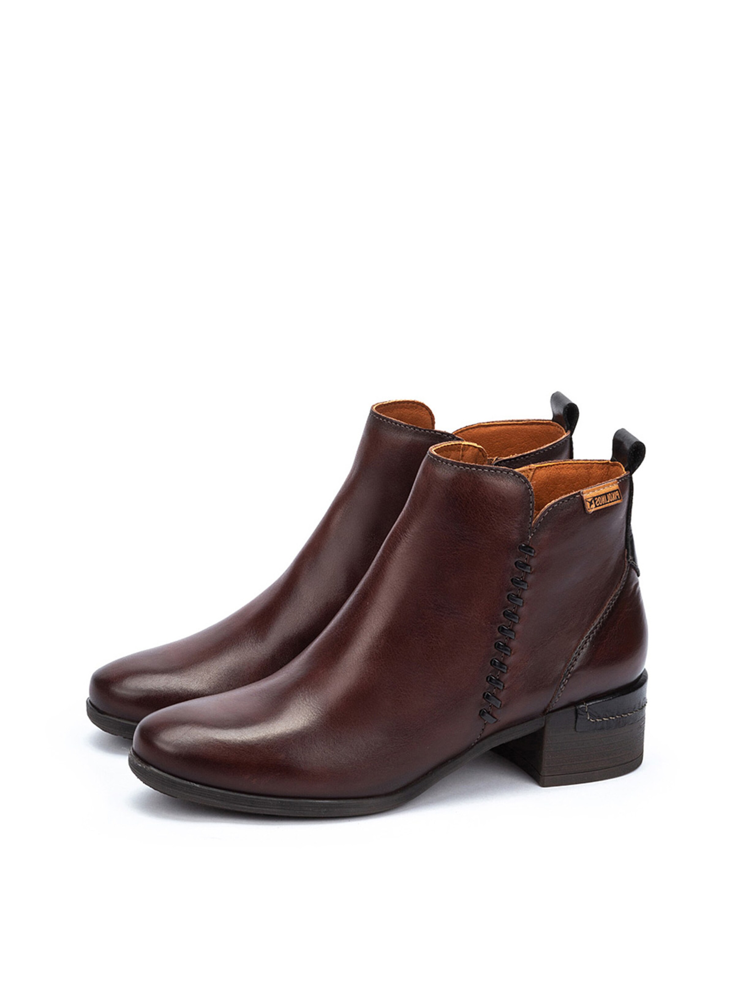 PIKOLINOS Gležnarji z vezalkami 'Malaga' | rdeča barva