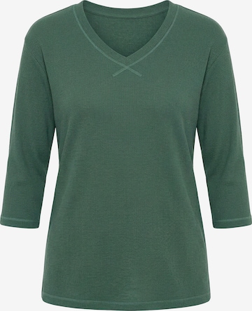 Ulla Popken Sweatshirt in Groen: voorkant