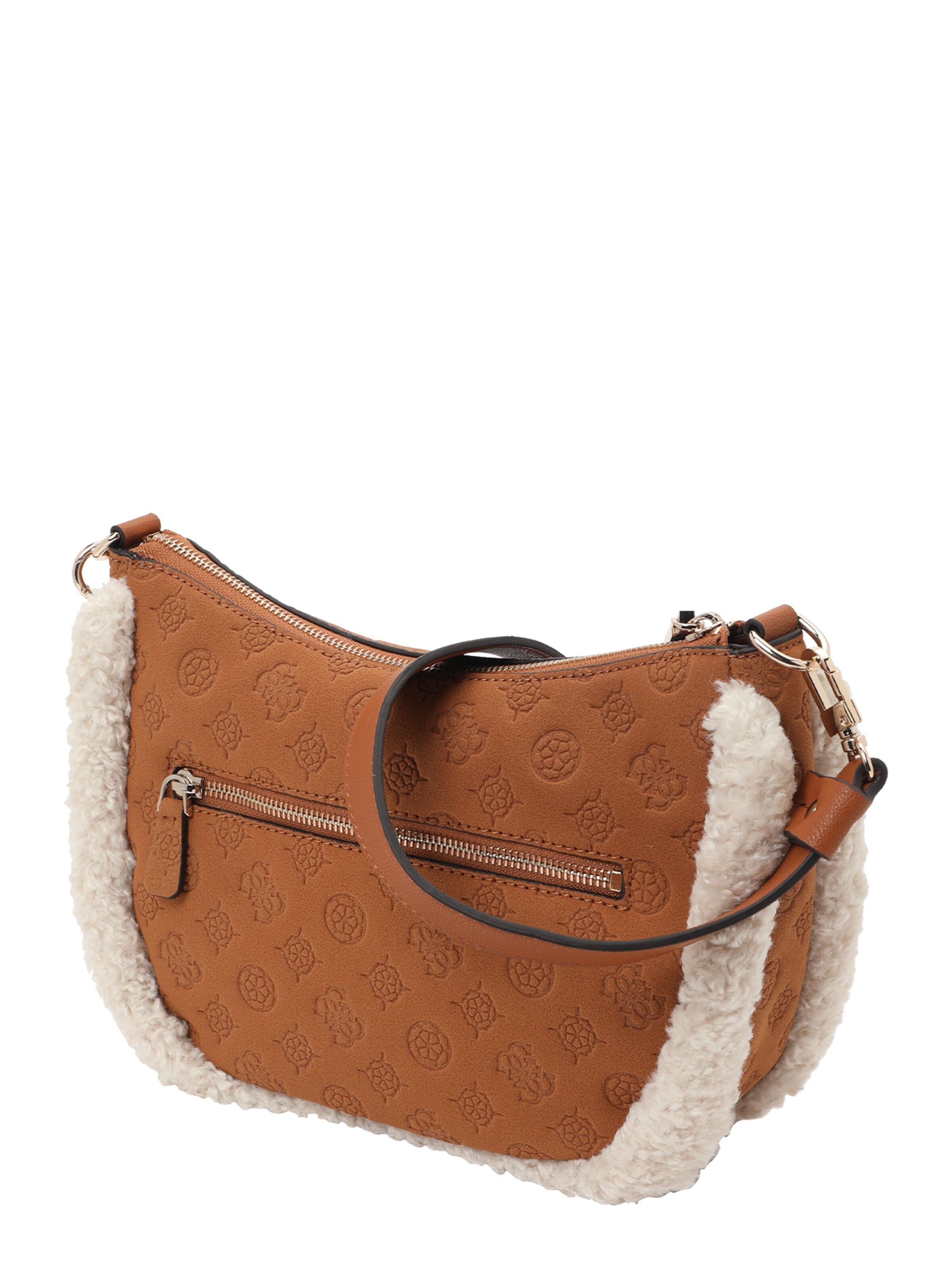 GUESS Schultertasche 'Davika' in Braun