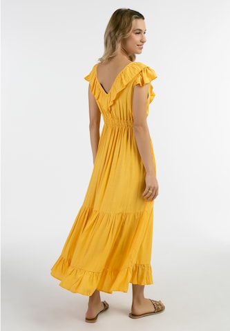 IZIA Summer Dress in Yellow