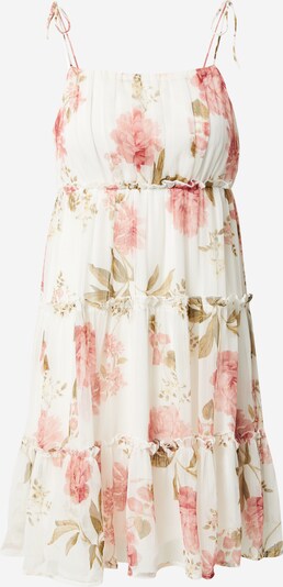 VERO MODA Kleid 'BRIONY' in hellgrün / rosa / weiß, Produktansicht