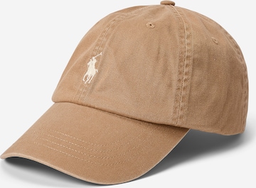Polo Ralph Lauren Шапка с козирка 'Classic' в кафяво: отпред