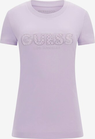 GUESS Shirt 'Sangallo' in Purple: front