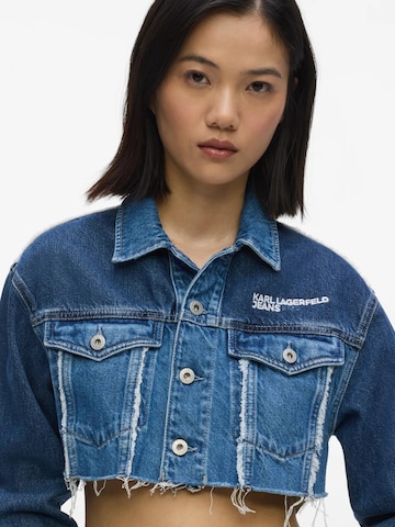 Geacă de primăvară-toamnă de la KARL LAGERFELD JEANS pe albastru
