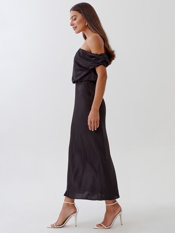 Robe 'PHOENIX' Tussah en noir