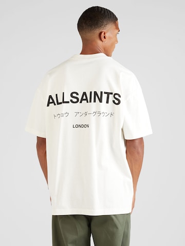 AllSaints - Camiseta 'Underground' en blanco