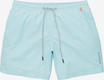 TOM TAILOR Zwemshorts in Blauw: voorkant