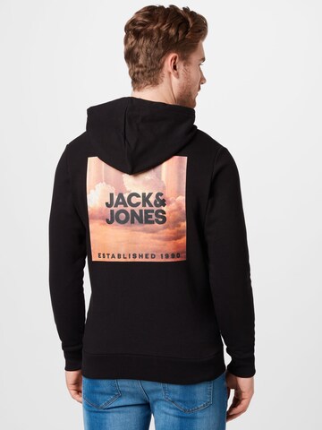 JACK & JONESSweater majica 'You' - crna boja: prednji dio