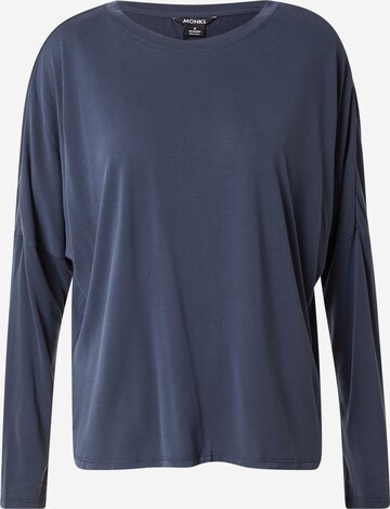 T-shirt Monki en bleu : devant