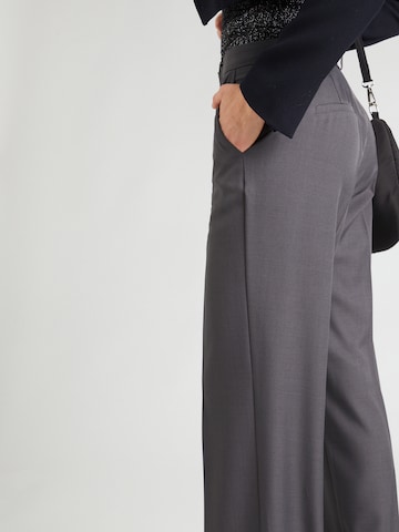 Neo Noir Loose fit Trousers with creases 'Alice' in Grey