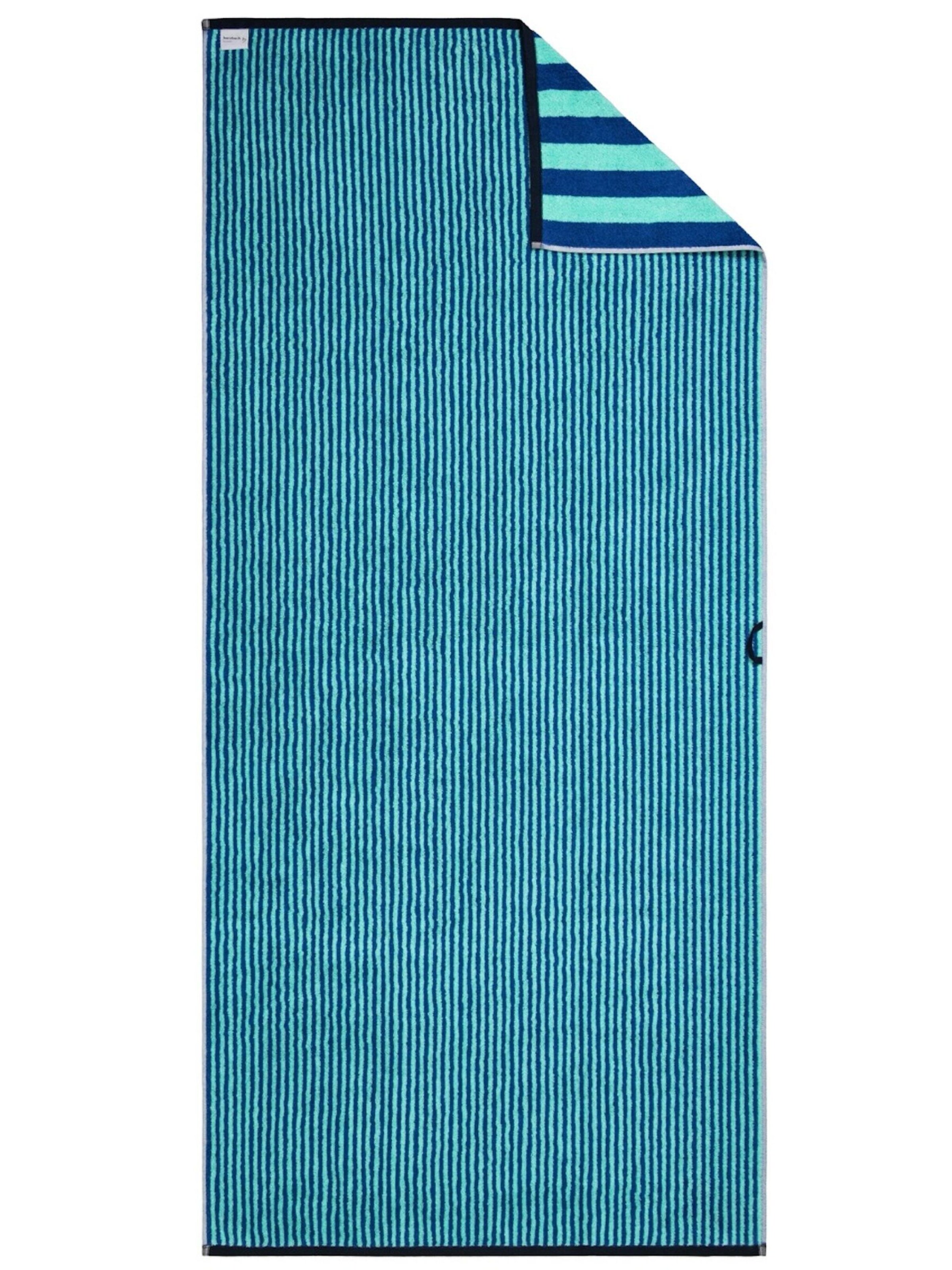 Herzbach home Towel 'Good Vibes' in Blue