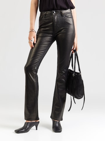 GUESS Flared Jeans in Black: front
