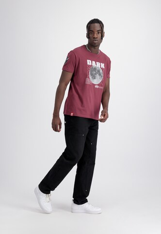 ALPHA INDUSTRIES Shirt in Red