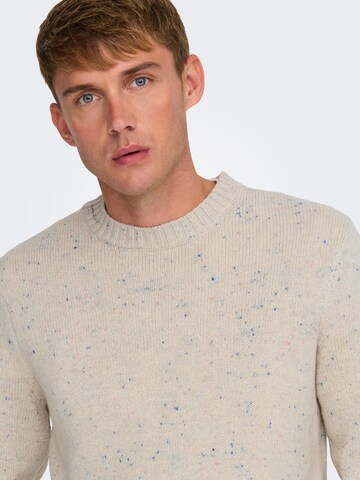 Only & Sons Свитер 'ONSRICKY' в Серый