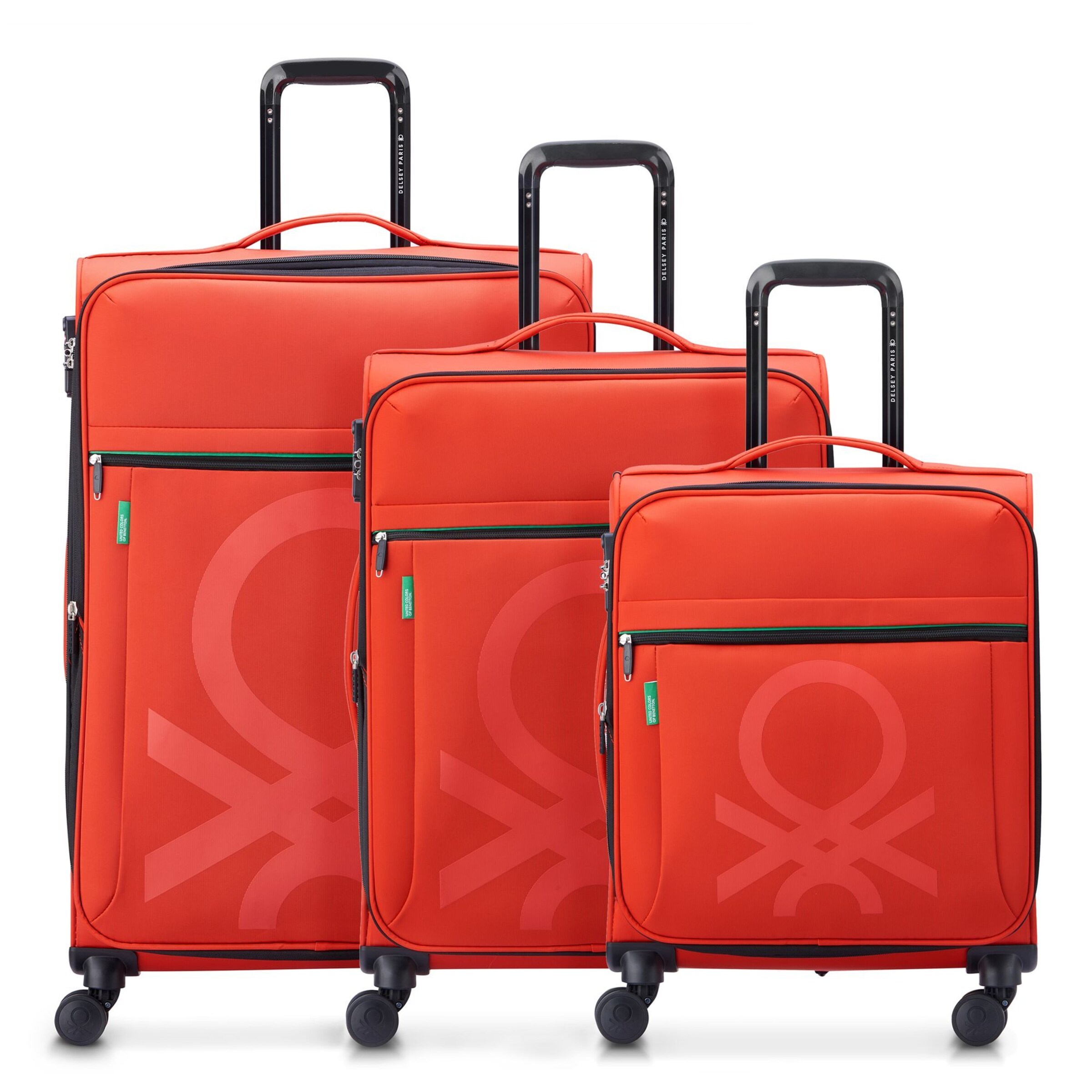 Delsey Paris Suitcase Set in Red: front