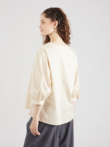 SEIDENSTICKER Blouse 'Schwarze Rose' in Beige