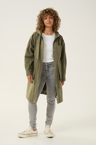 Cream Parka ' Maeve' in Grün