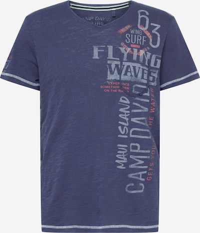 CAMP DAVID Shirt in Smoke blue / Dark blue / Pink, Item view