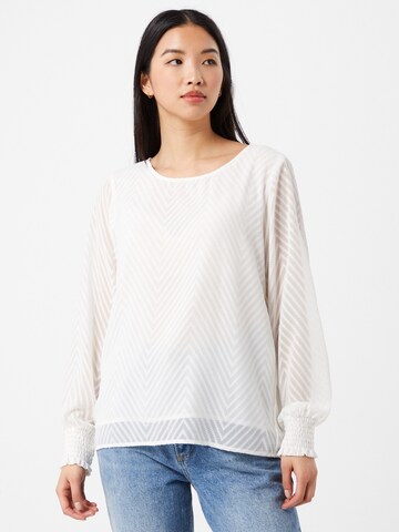 ONLY - Blusa 'Anne Lena' en blanco: frente