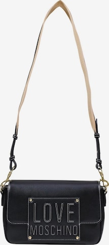 Borsa a spalla di Love Moschino in nero: frontale