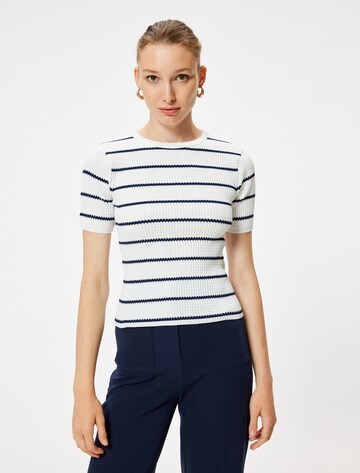 Koton Sweatshirt in Blauw: voorkant