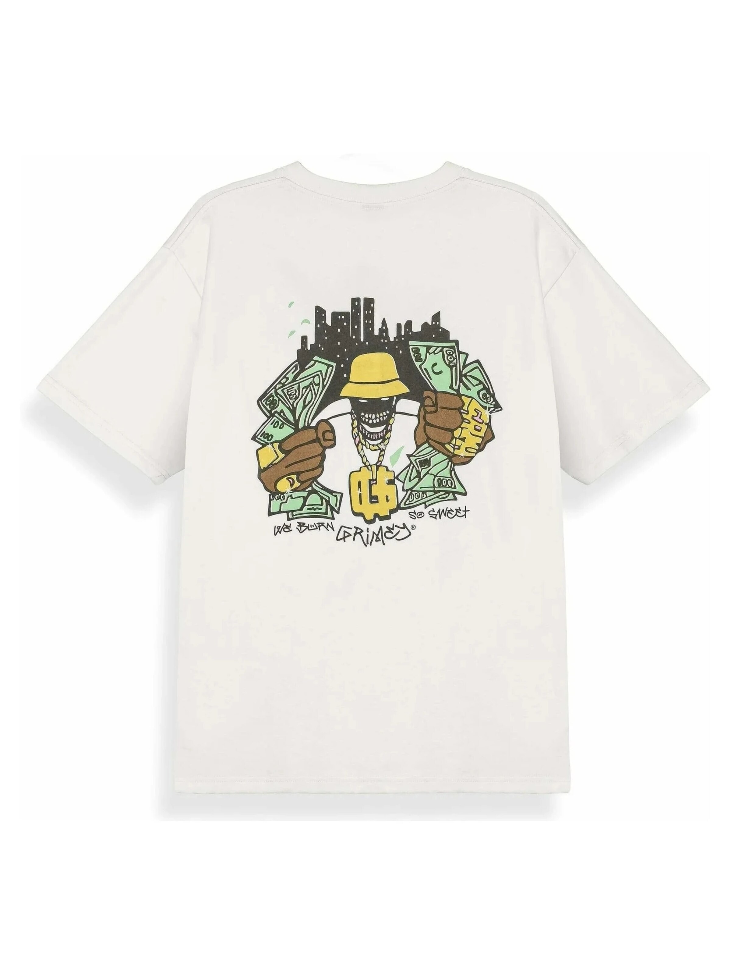 Grimey - Camiseta en blanco