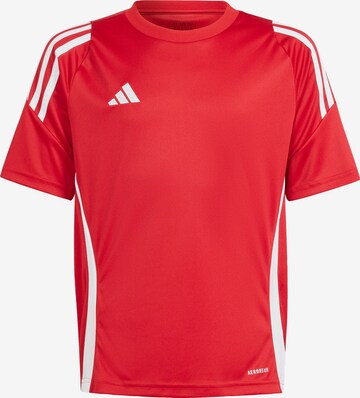 T-Shirt fonctionnel 'Tiro 24' ADIDAS PERFORMANCE en rouge : devant