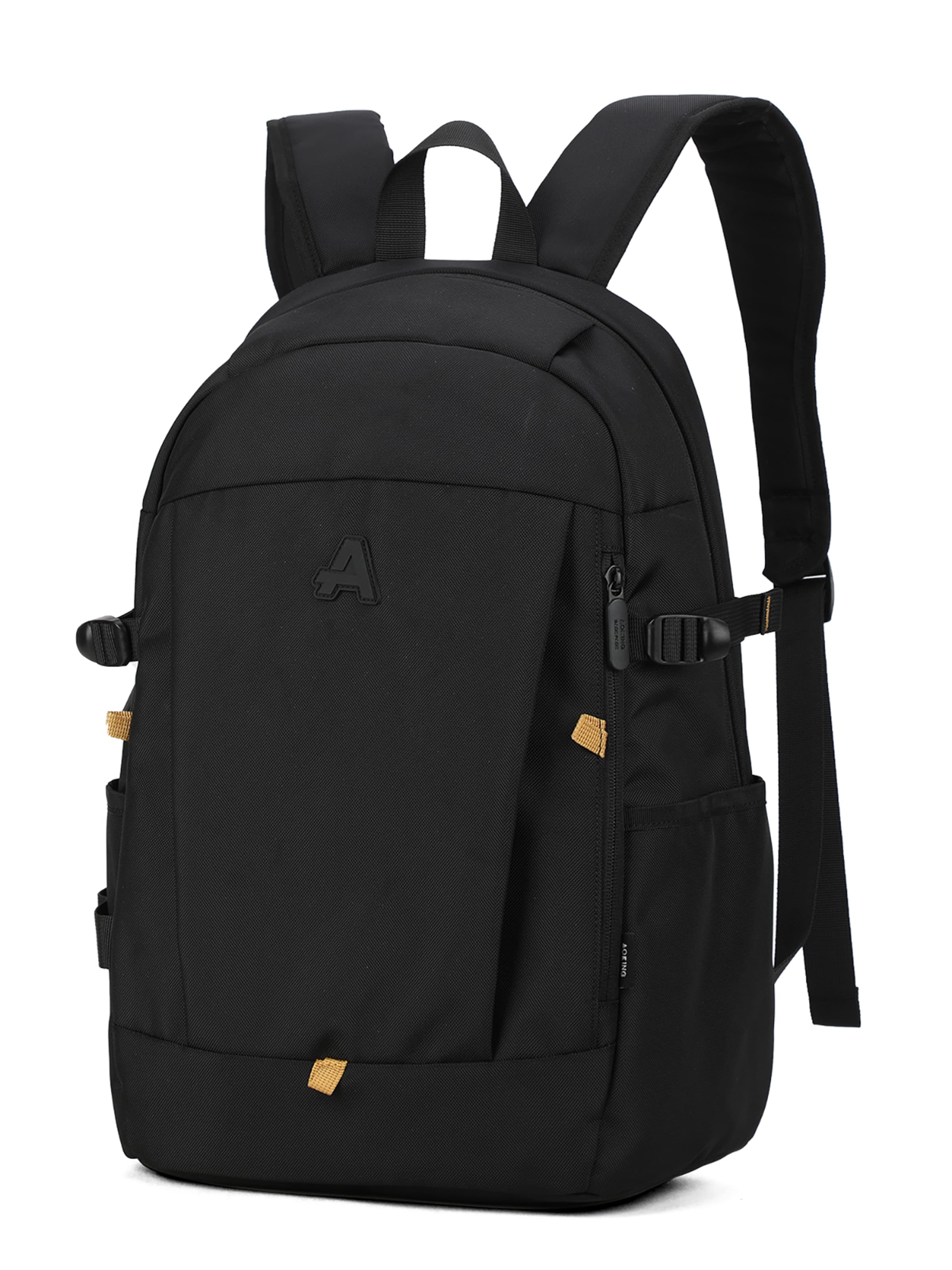 Aoking Rucksack in Schwarz: Vorderseite