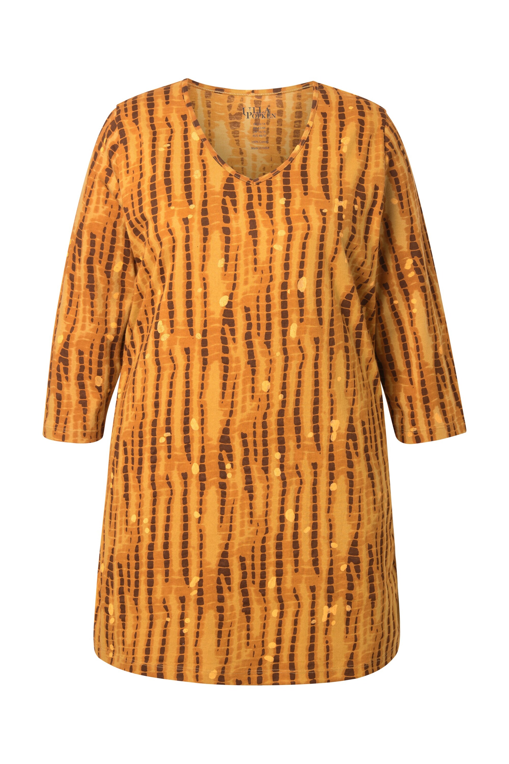 Ulla Popken Shirt in Gelb: Vorderseite