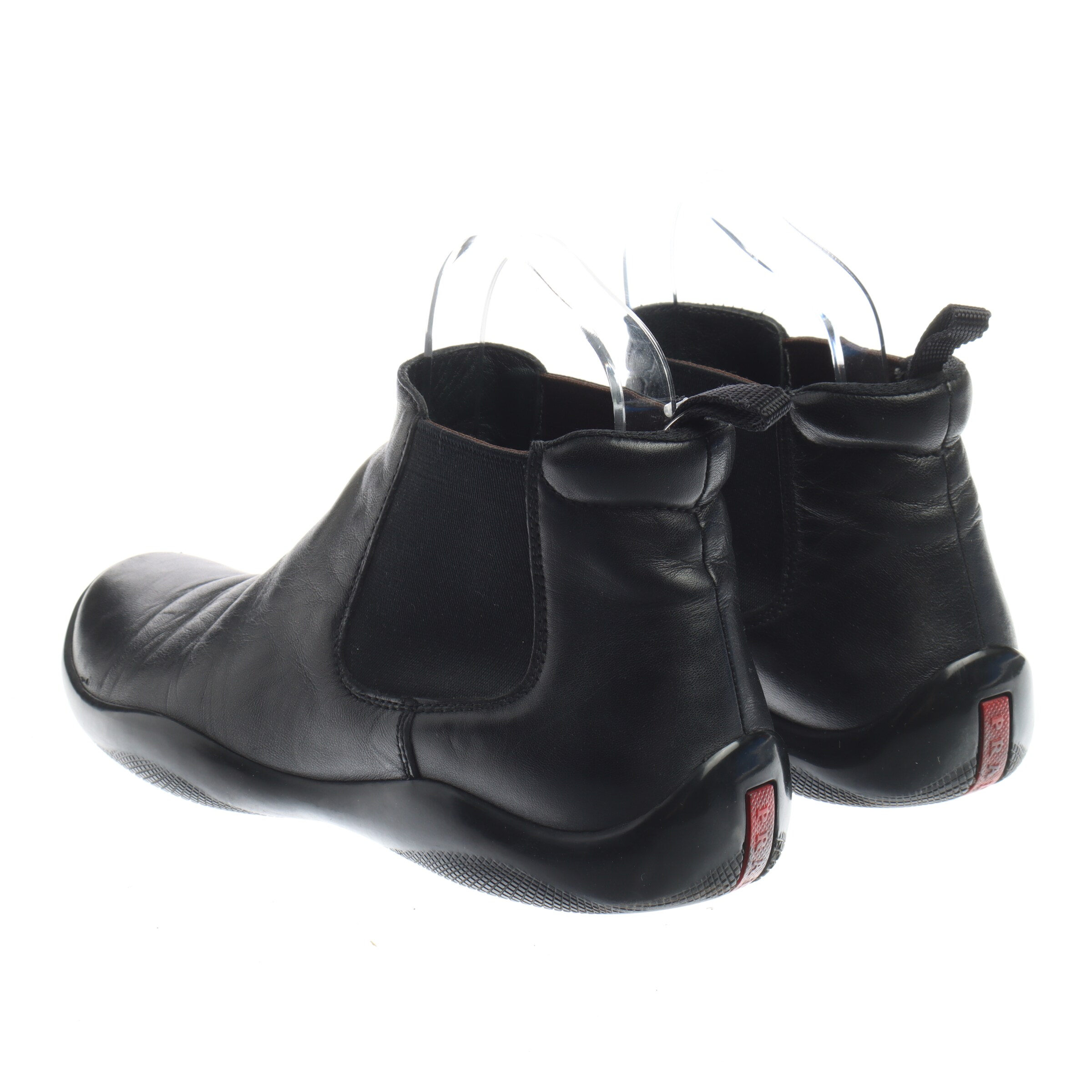 PRADA Anke & Mid-Calf Boots in 42 in Black