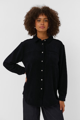 CULTURE Blouse 'CUannike ' in Zwart: voorkant