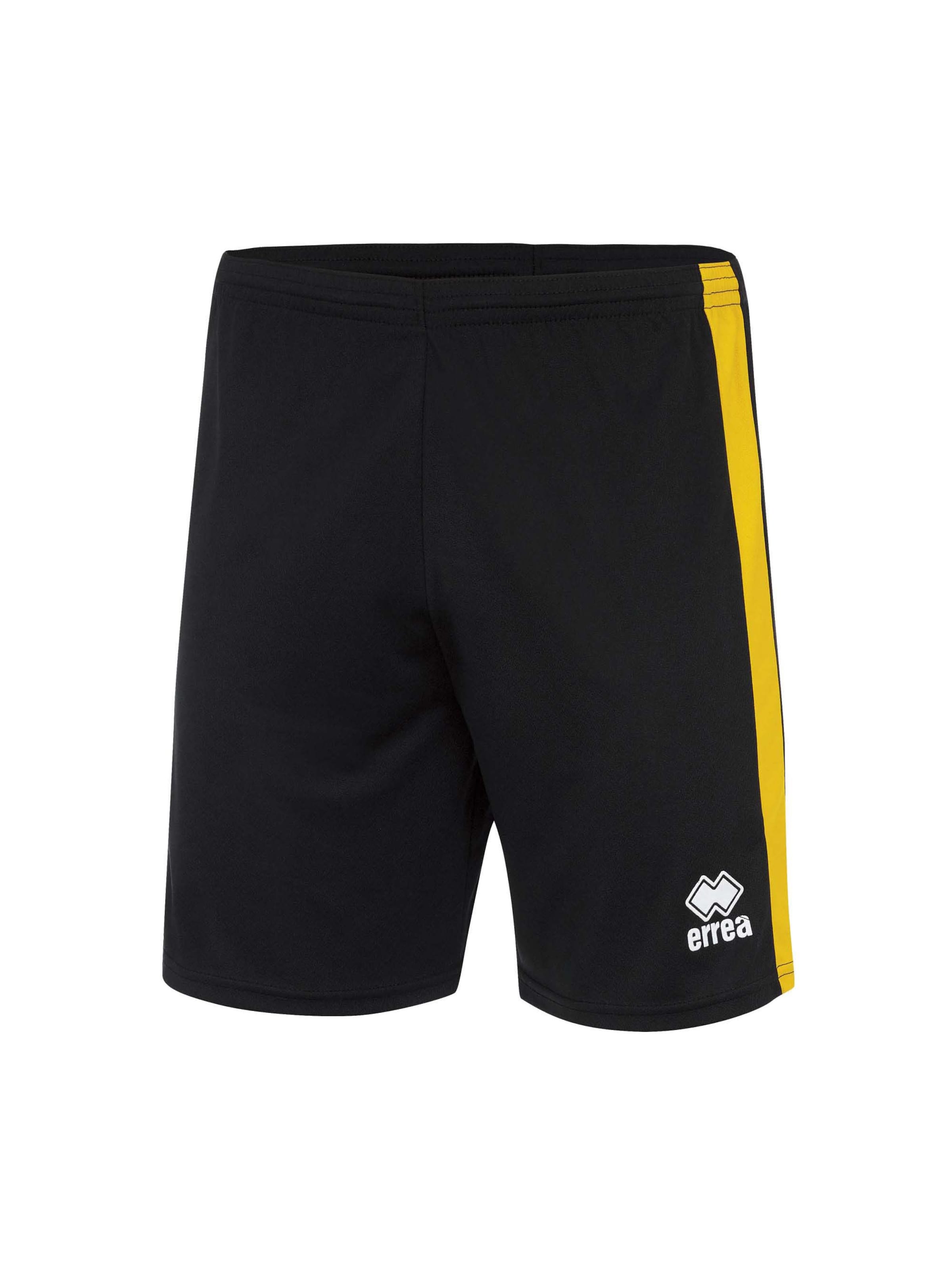 Errea Regular Sporthose in Schwarz: Vorderseite