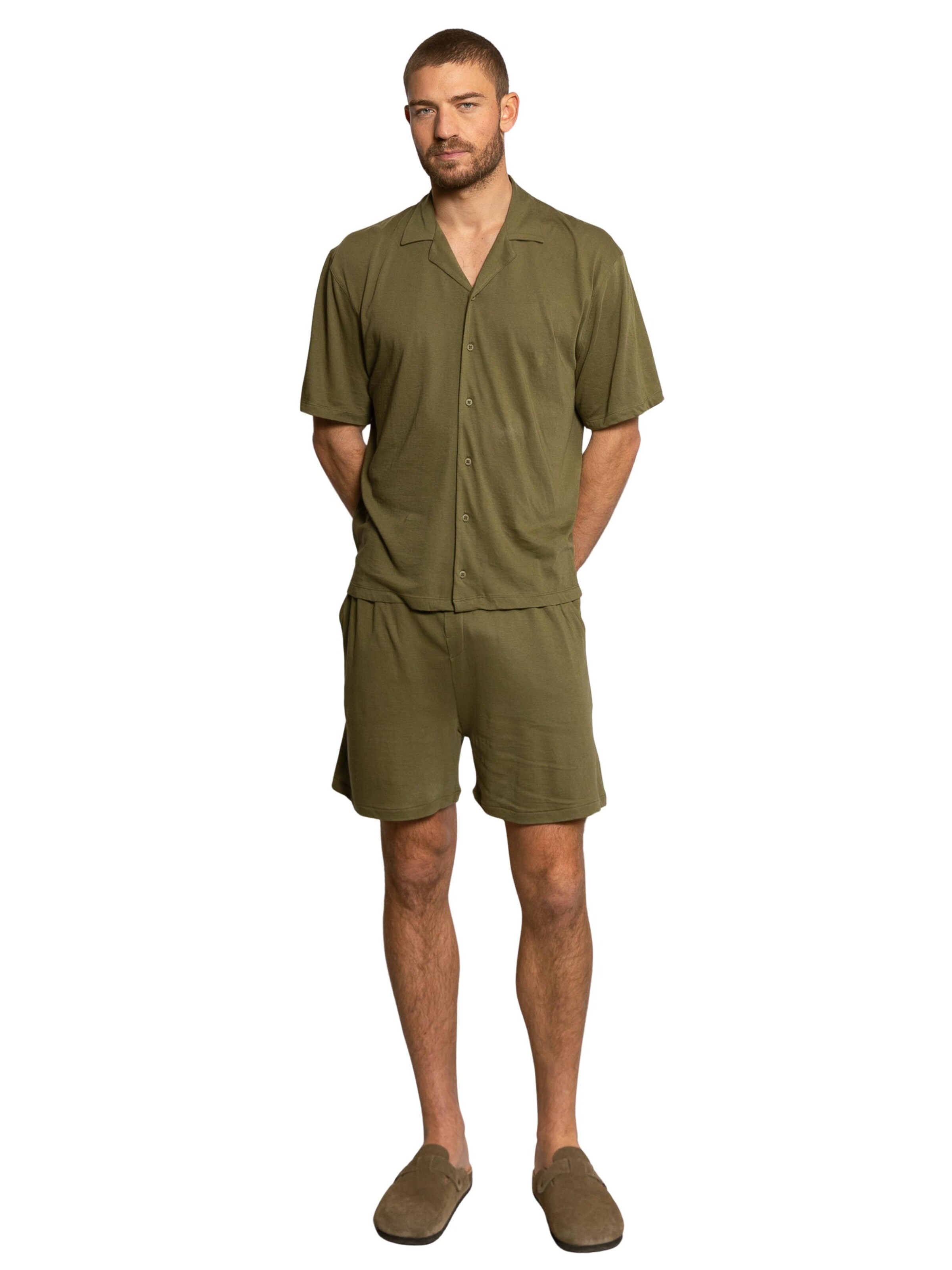 Pyjama court '24_24' LDB en gris