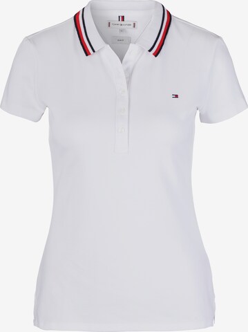 TOMMY HILFIGER Poloshirt in Weiß: predná strana