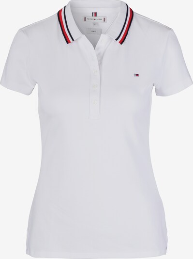 TOMMY HILFIGER Poloshirt in nachtblau / rot / weiß, Produktansicht