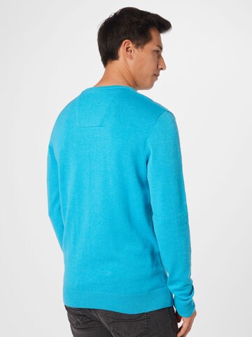 TOM TAILOR Regular Fit Pullover in Blau