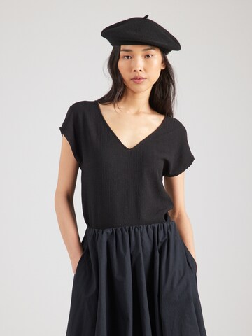 T-shirt 'Elia' ABOUT YOU en noir : devant