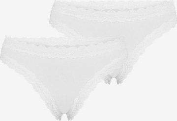 String 'Invisible Seamless' Nur Die en blanc : devant