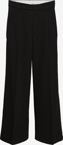 IIQUAL - Pierna ancha Pantalón plisado 'JAMES' en negro: frente
