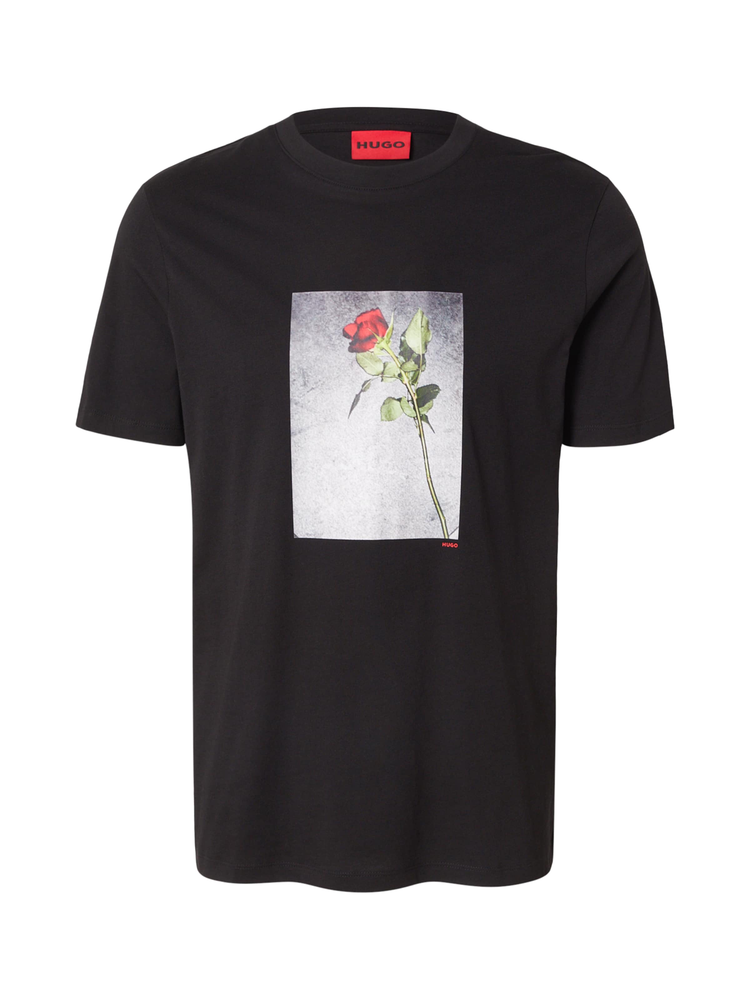 T-Shirt 'Durose' HUGO en noir : devant